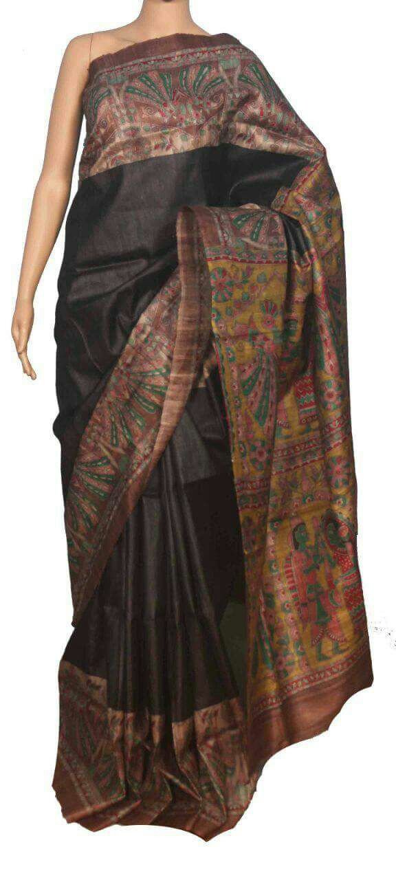 Silk Printed Saree With Blouse Piece