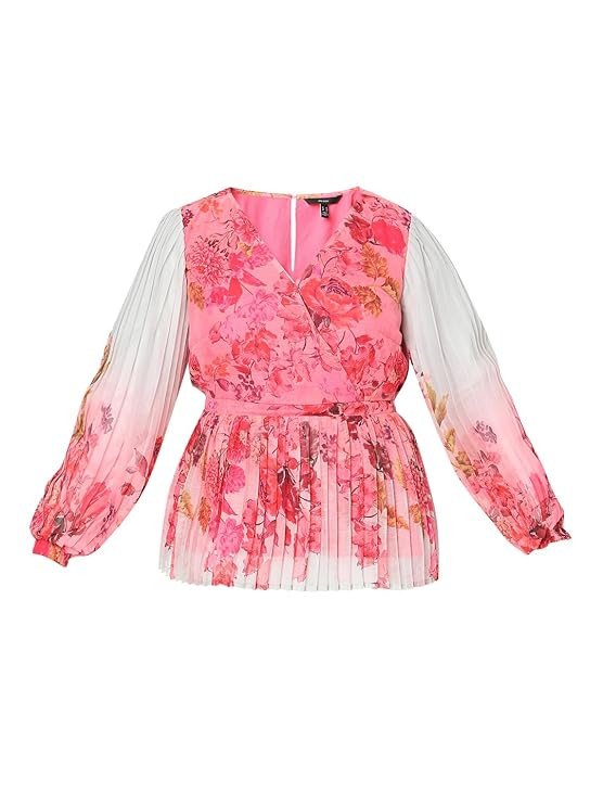 VERO MODA Women's Floral Regular Fit T-Shirt