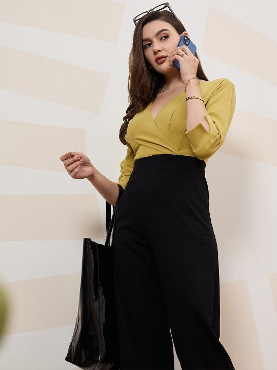 Colourblocked Basic Jumpsuit