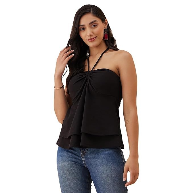 rare Women's Solid Regular Fit Blouse